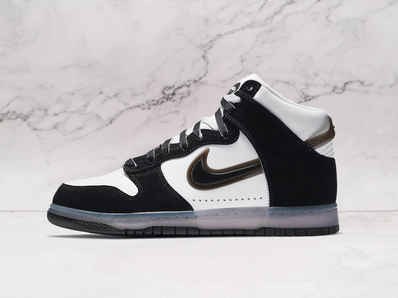 Nike SB Dunk High Slam Jam White Black – Premium Leather High-Top