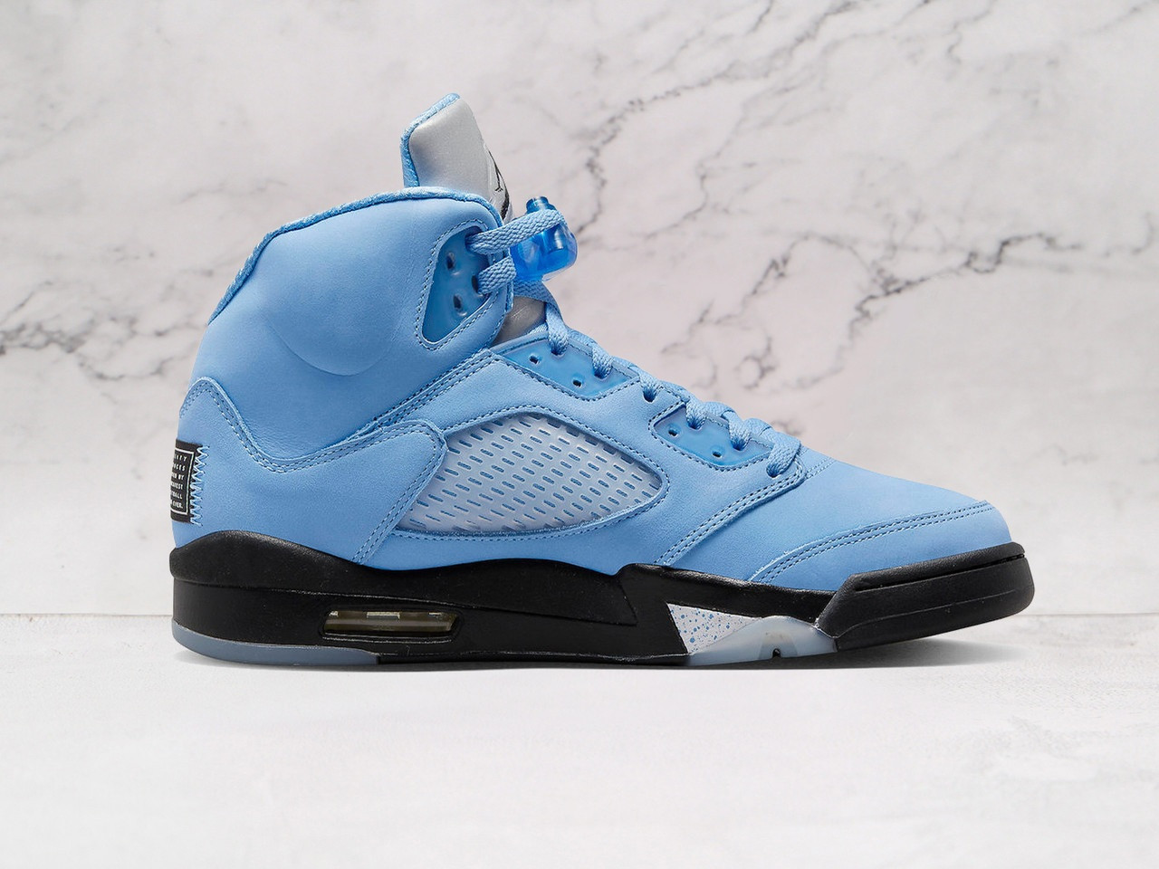 AJ5 UNC – University Blue Suede Upper