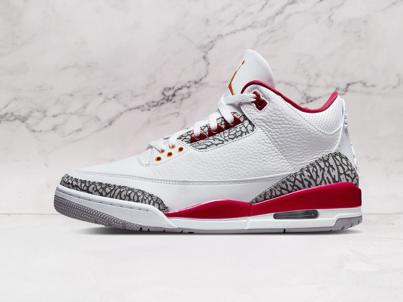 Jordan 3 Retro Cardinal Red – White & Red Classic Sneaker