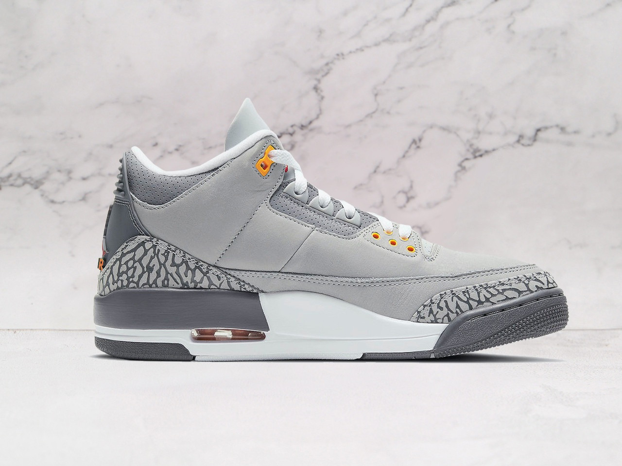 Jordan 3 Cool Grey – Elephant Print & Suede Upper