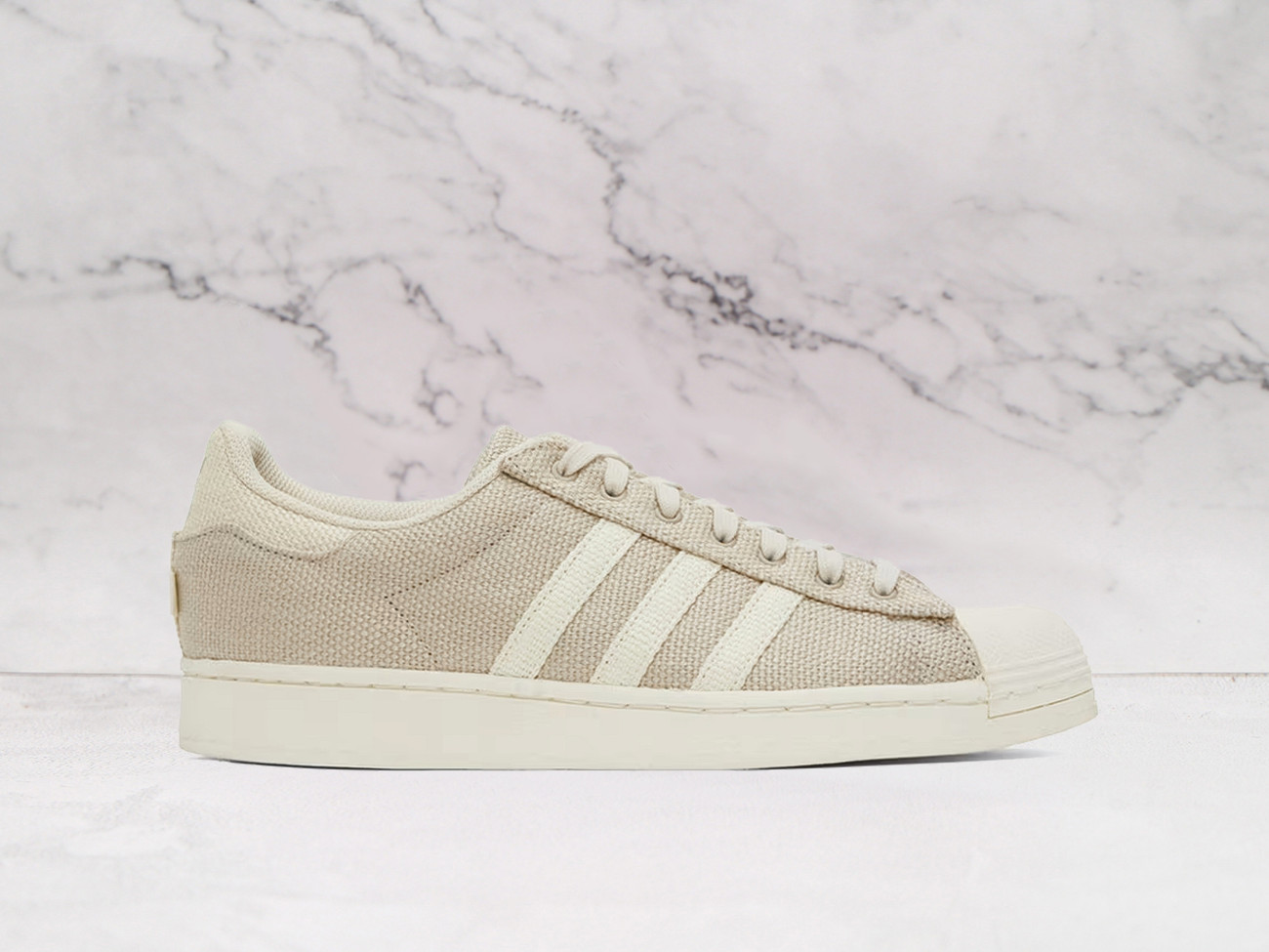 ADIDAS Beige Superstar Sneakers – Minimalist & Timeless