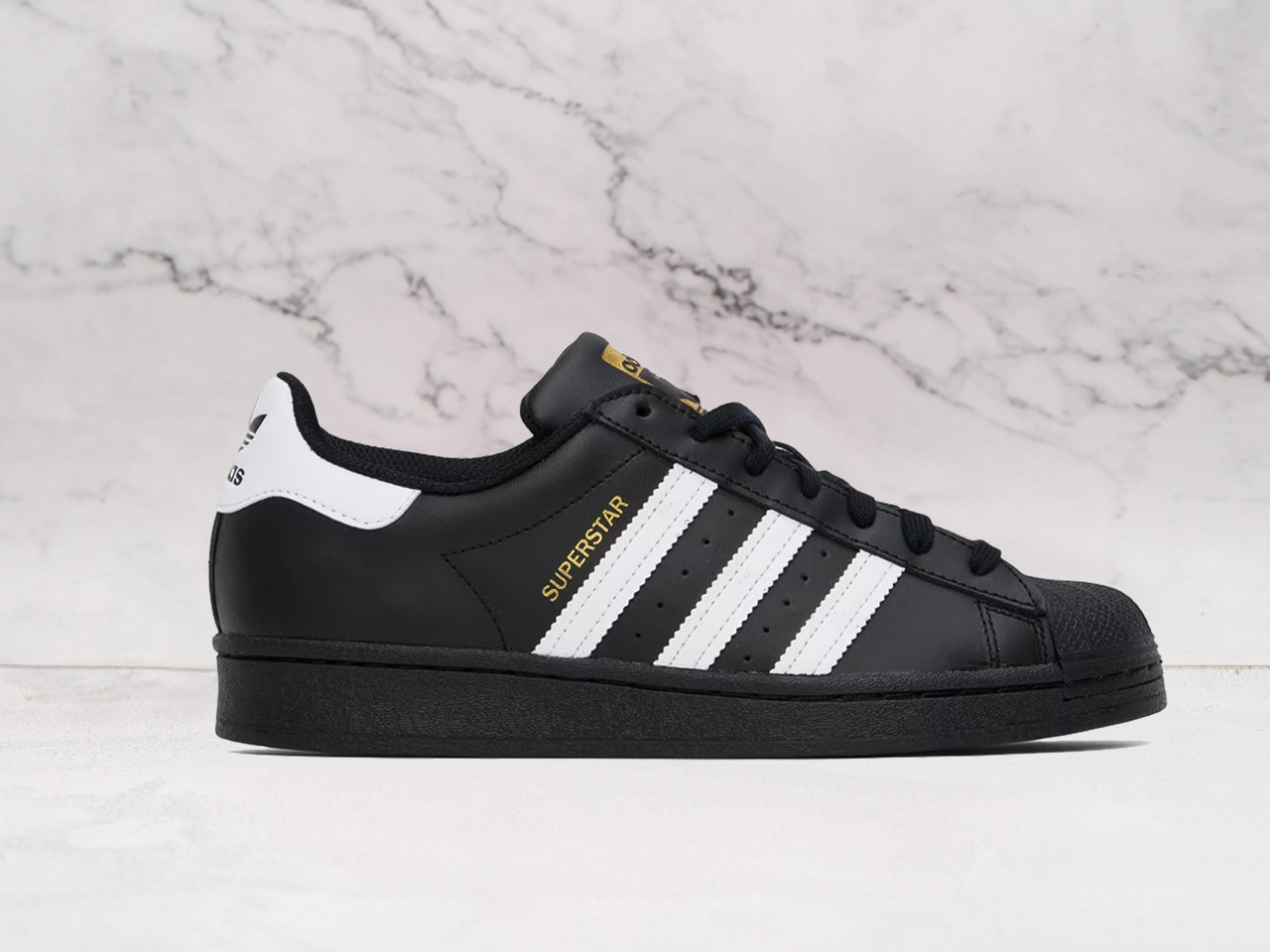 Adidas Classic Superstar Black White – Timeless Three-Stripe Design