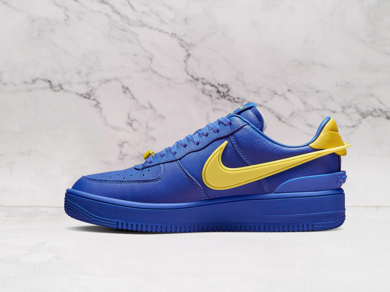 Nike Air Force 1 Low SP AMBUSH Game Royal medial view with blue sole