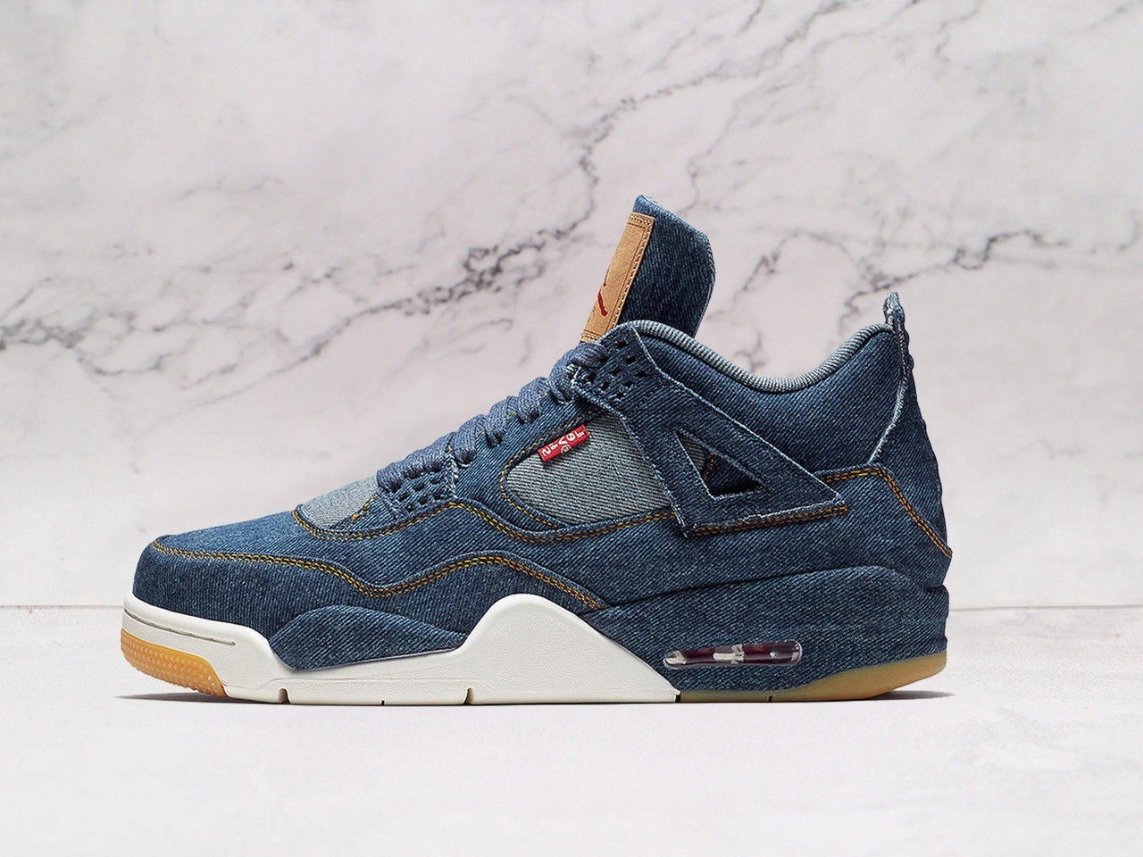 Jordan 4 Retro Levi’s Denim – Indigo Raw Denim Sneaker