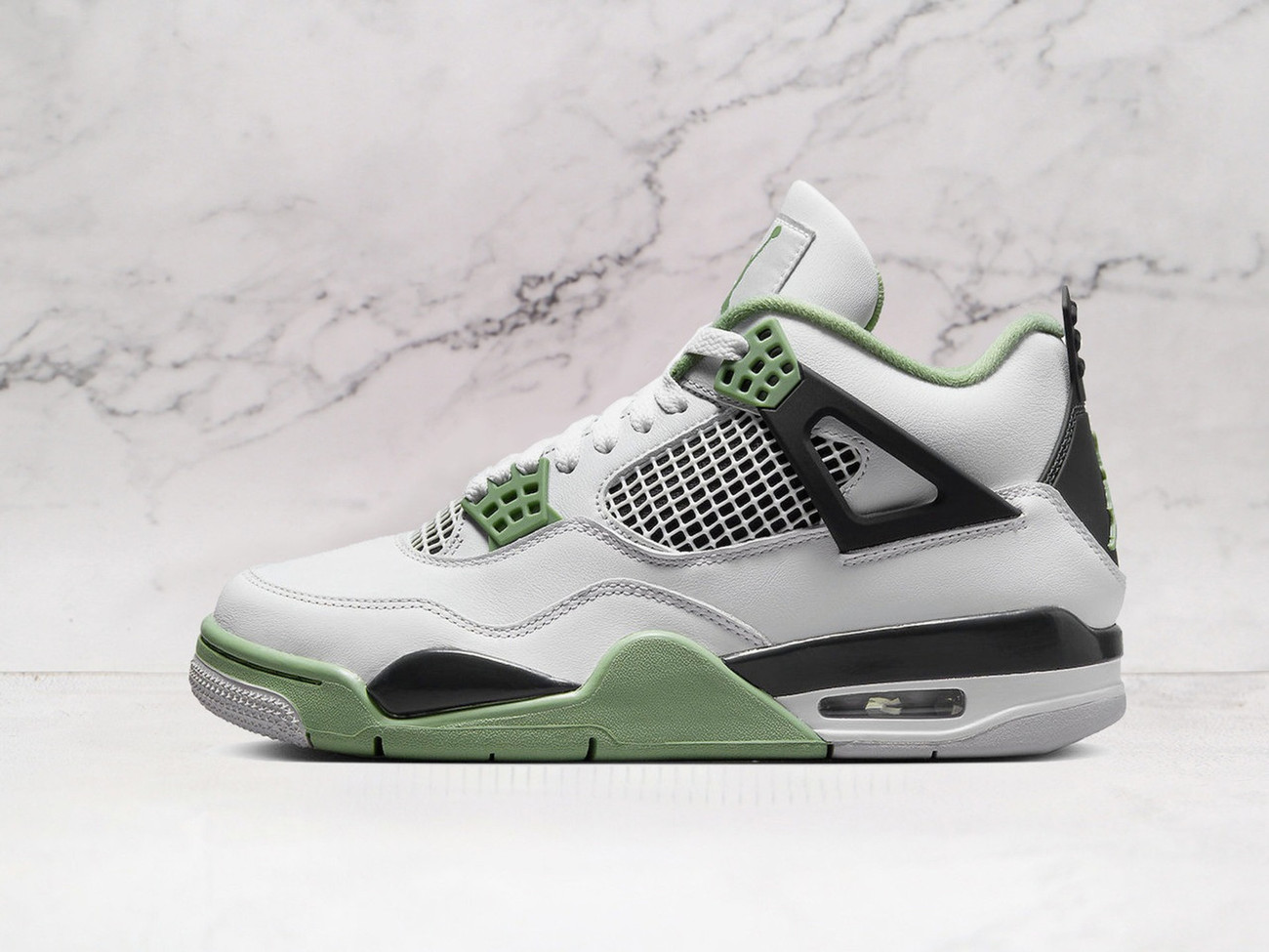 Jordan 4 Seafoam – White and Seafoam Green Retro Sneakers