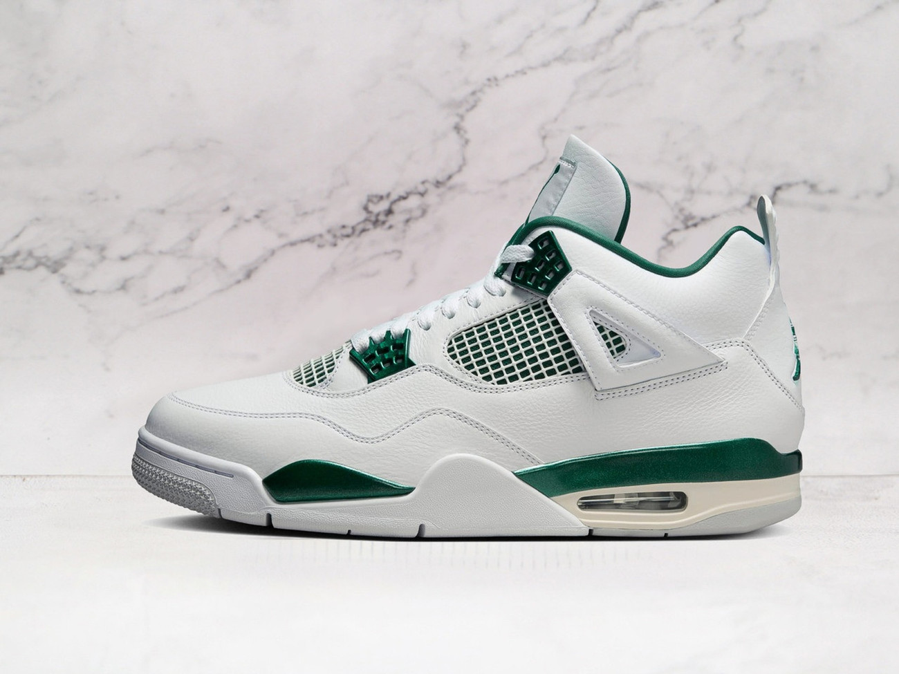 Jordan 4 Retro Oxidized Green – Midsole & Air Cushioning