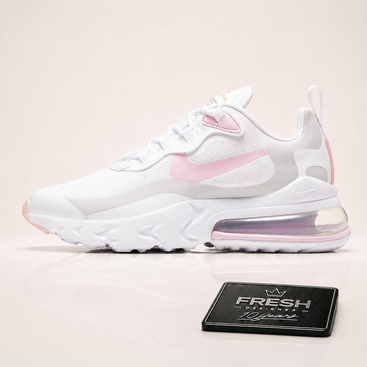Nike Air Max 270 React 'White Pink Foam'