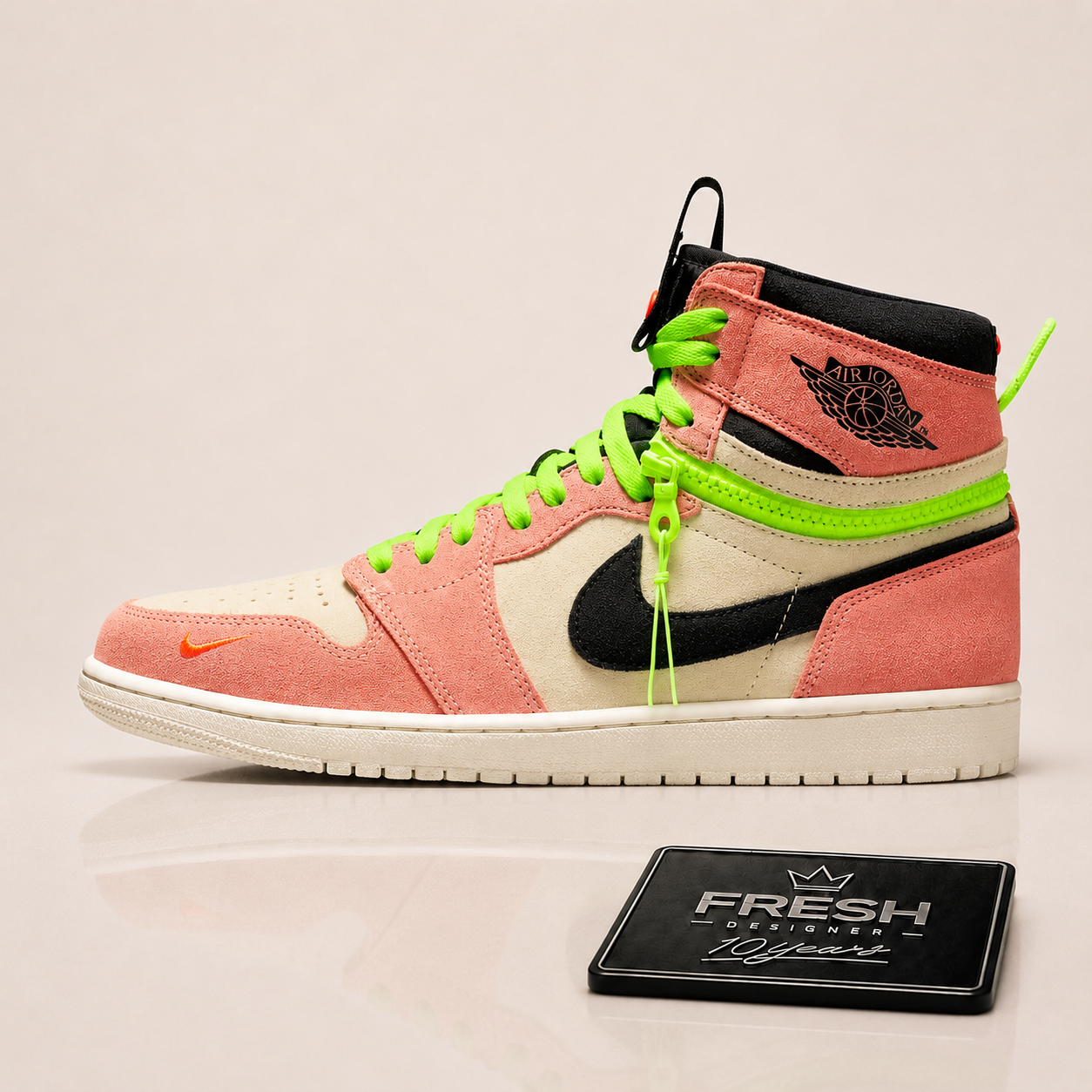 Air jordan 1 High/low Switch peach