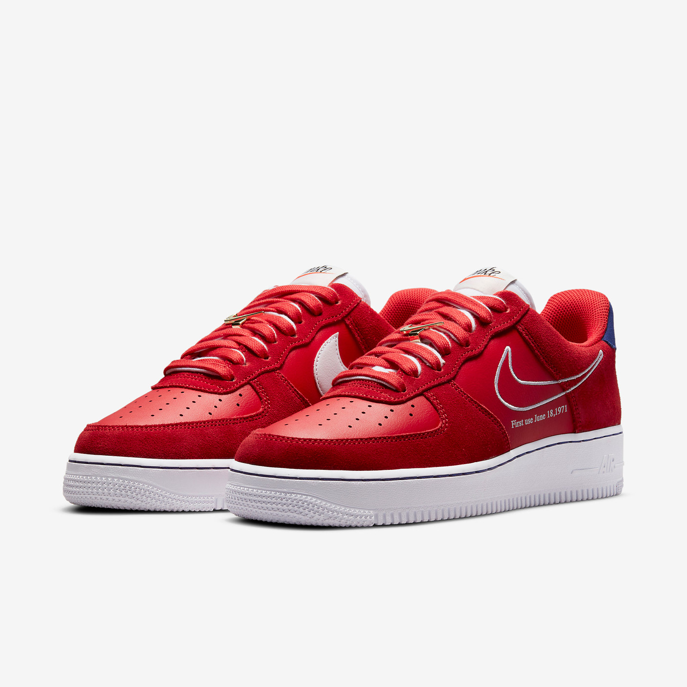 Air force 1 Lx First use University red