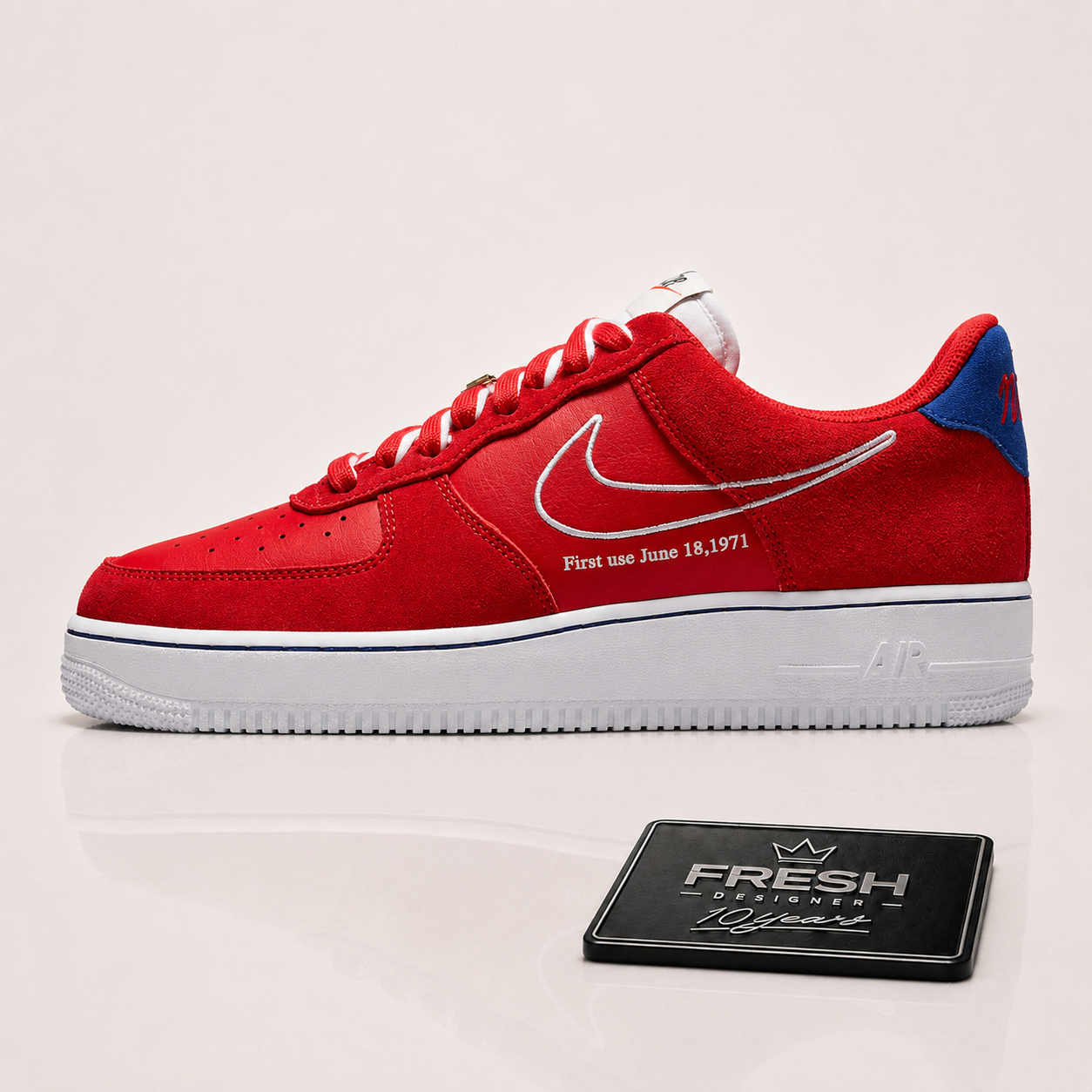 Air force 1 Lx First use University red