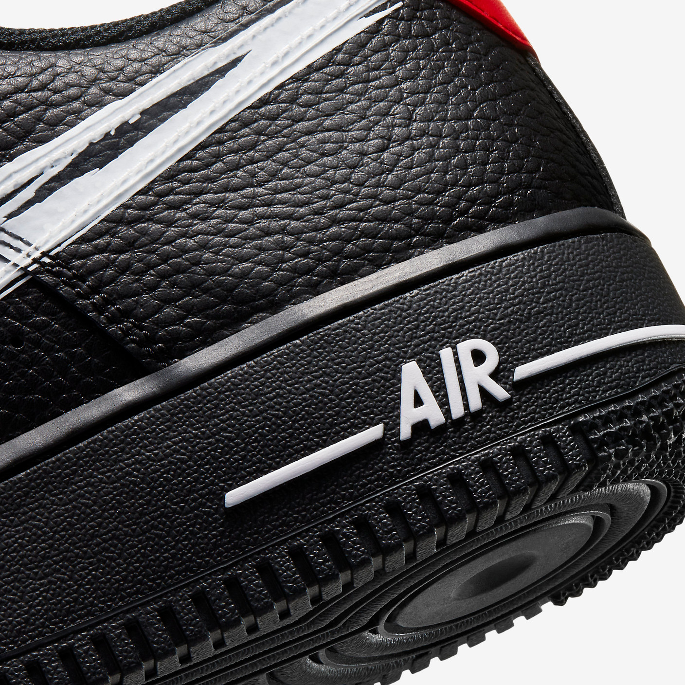 Air force 1 Brushstroke Black