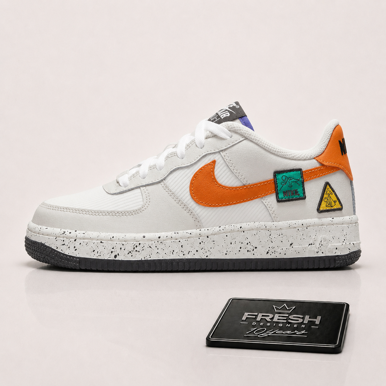 Air force 1 Light bone sail Starfish Orange