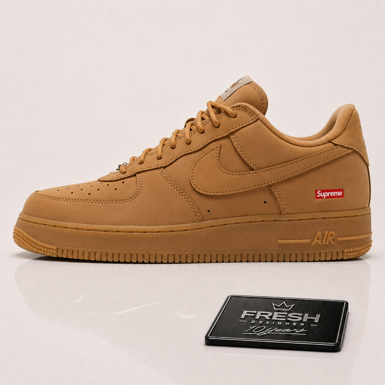 Supreme x Air force 1 Flax