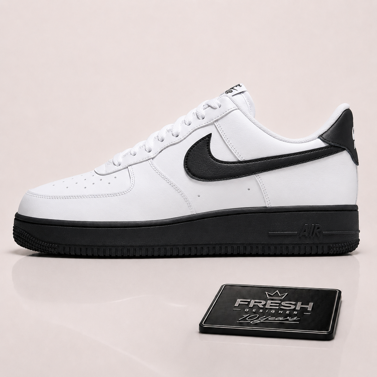 Air Force 1 Low White Black Sole