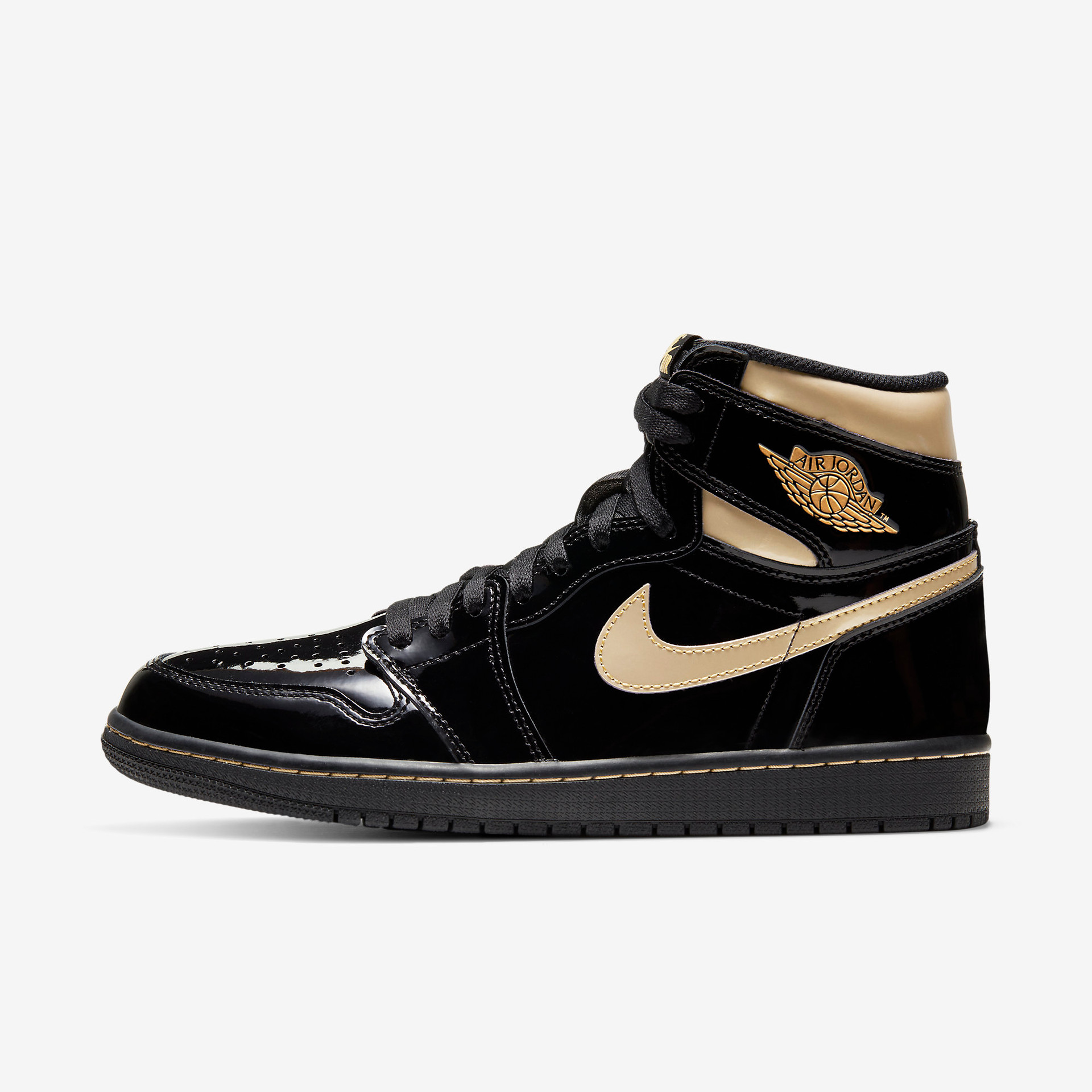 Air jordan 1 High Black metallic gold(2020)