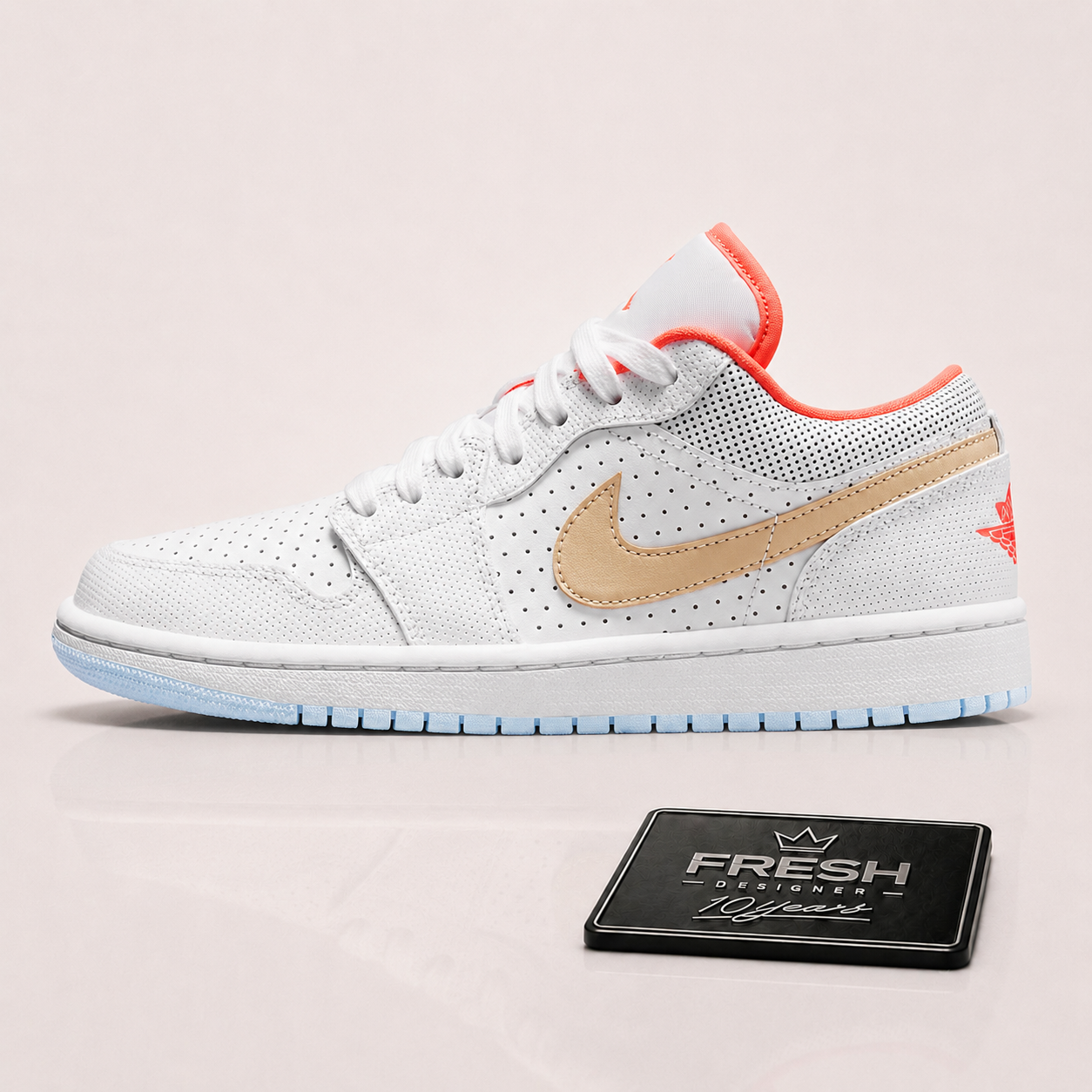 Air jordan 1 Low White sesame