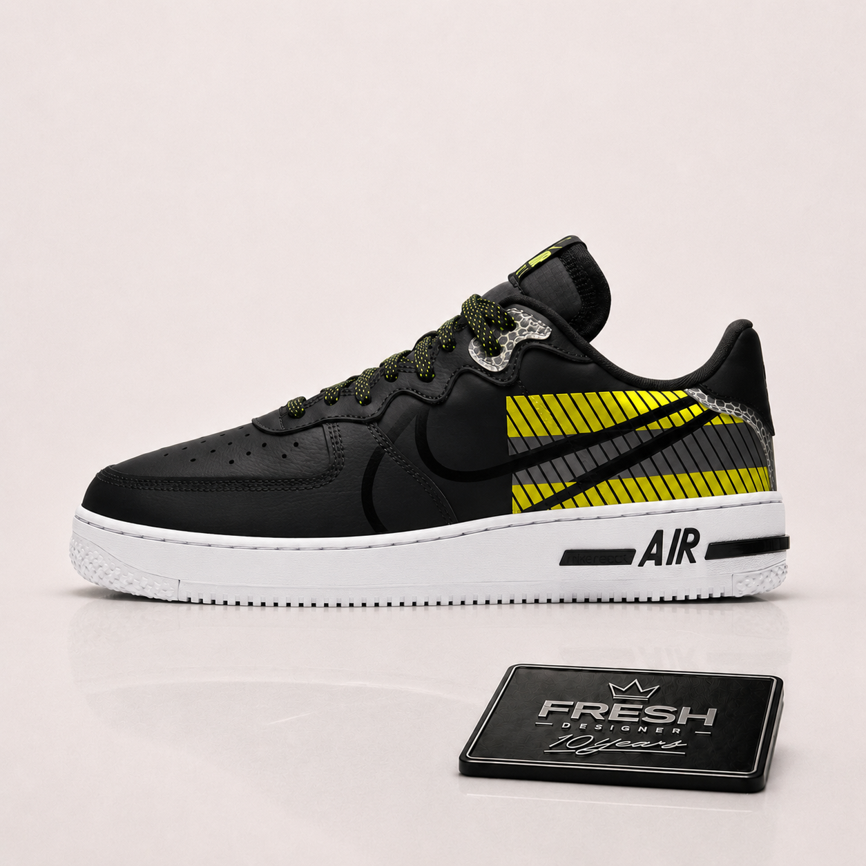 Air force 1 React 3M Lx Anthracite volt