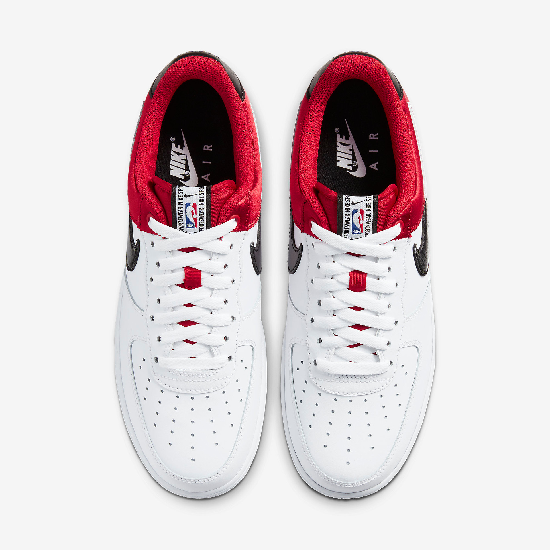 Air force 1 Lv8 Nba White Red
