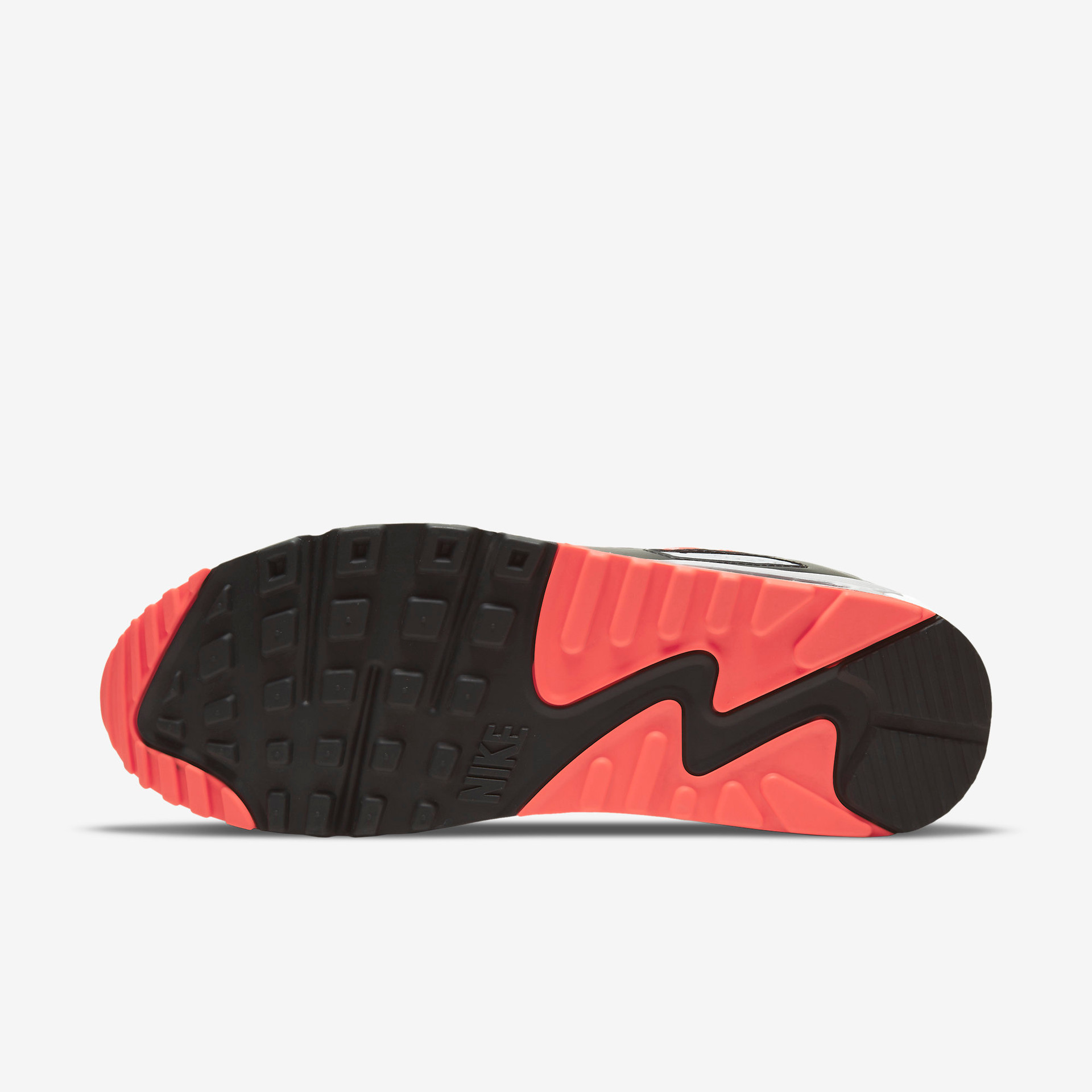 Air max 90 Black radiant red wolf grey