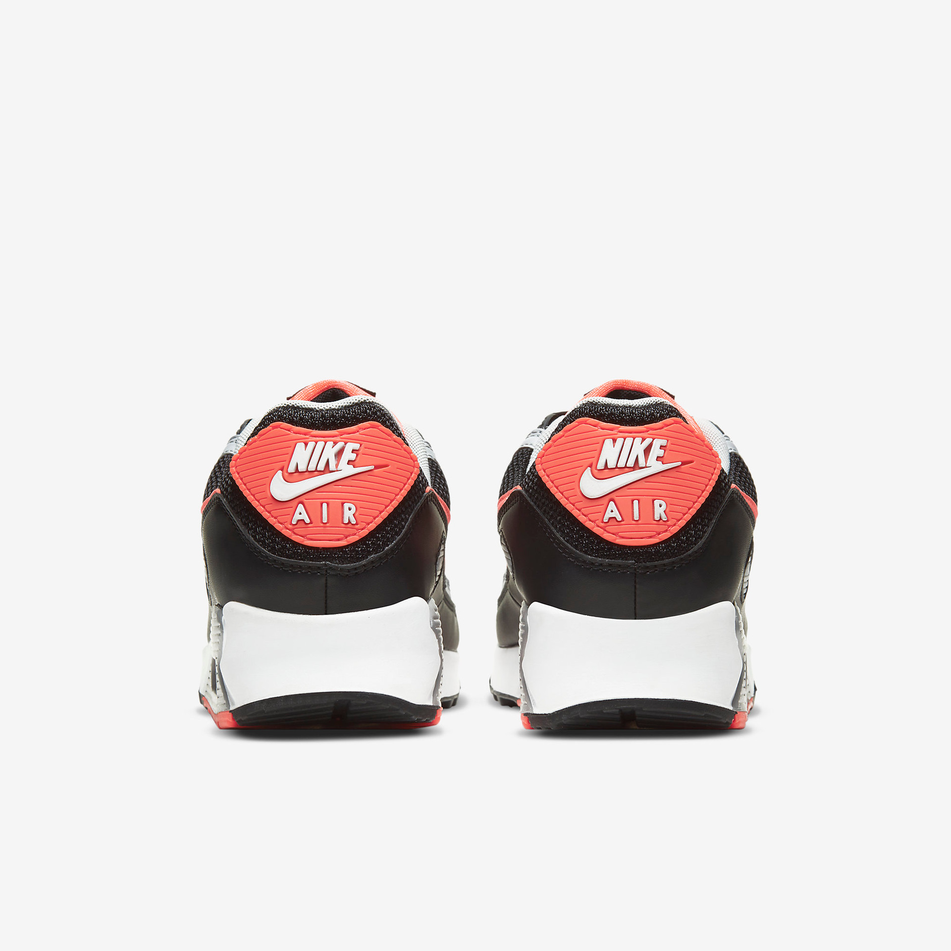 Air max 90 Black radiant red wolf grey