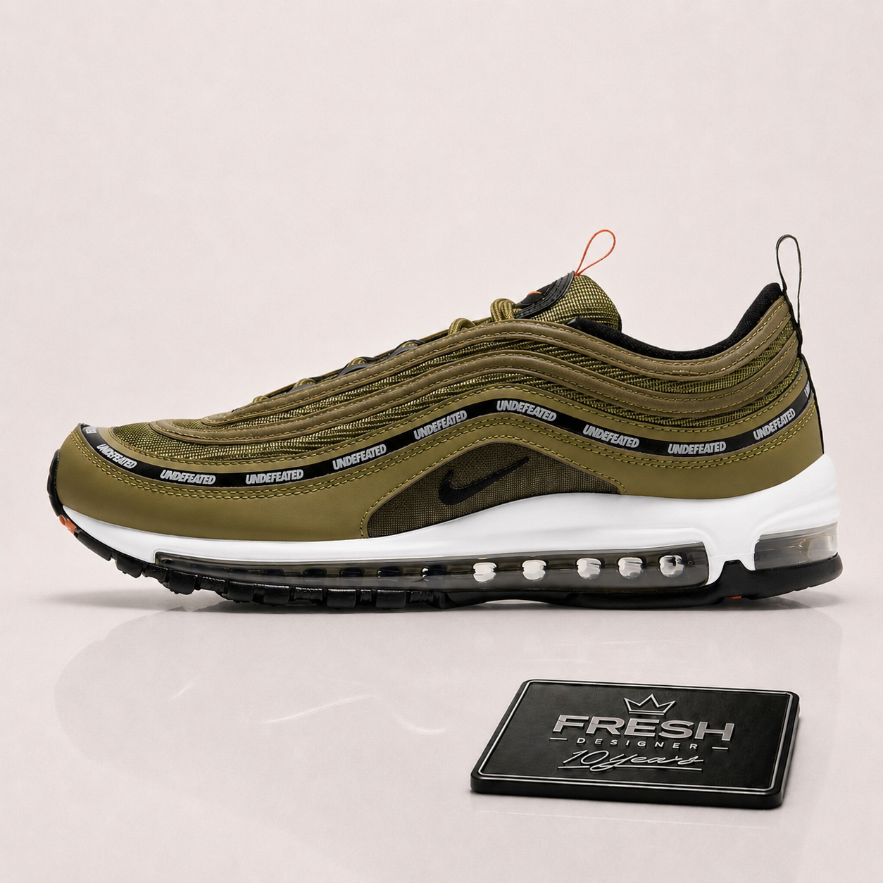 Air max 97  UNDEFEATED Black militia green