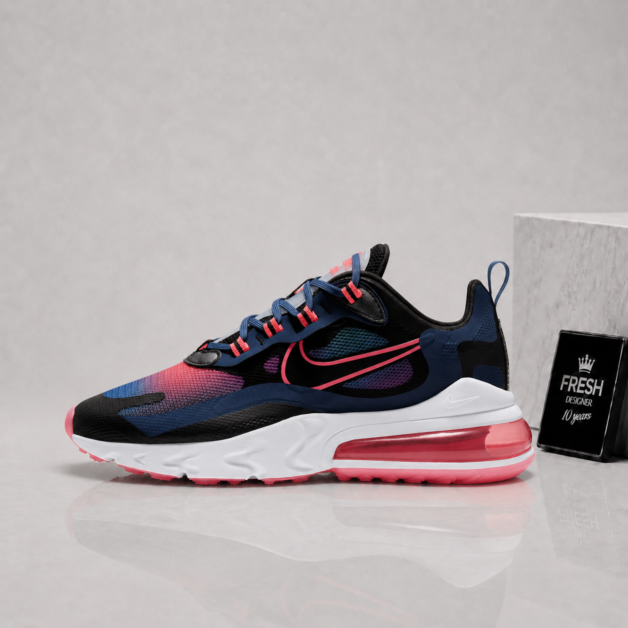 Air max 270 React Midnight navy hyper pink