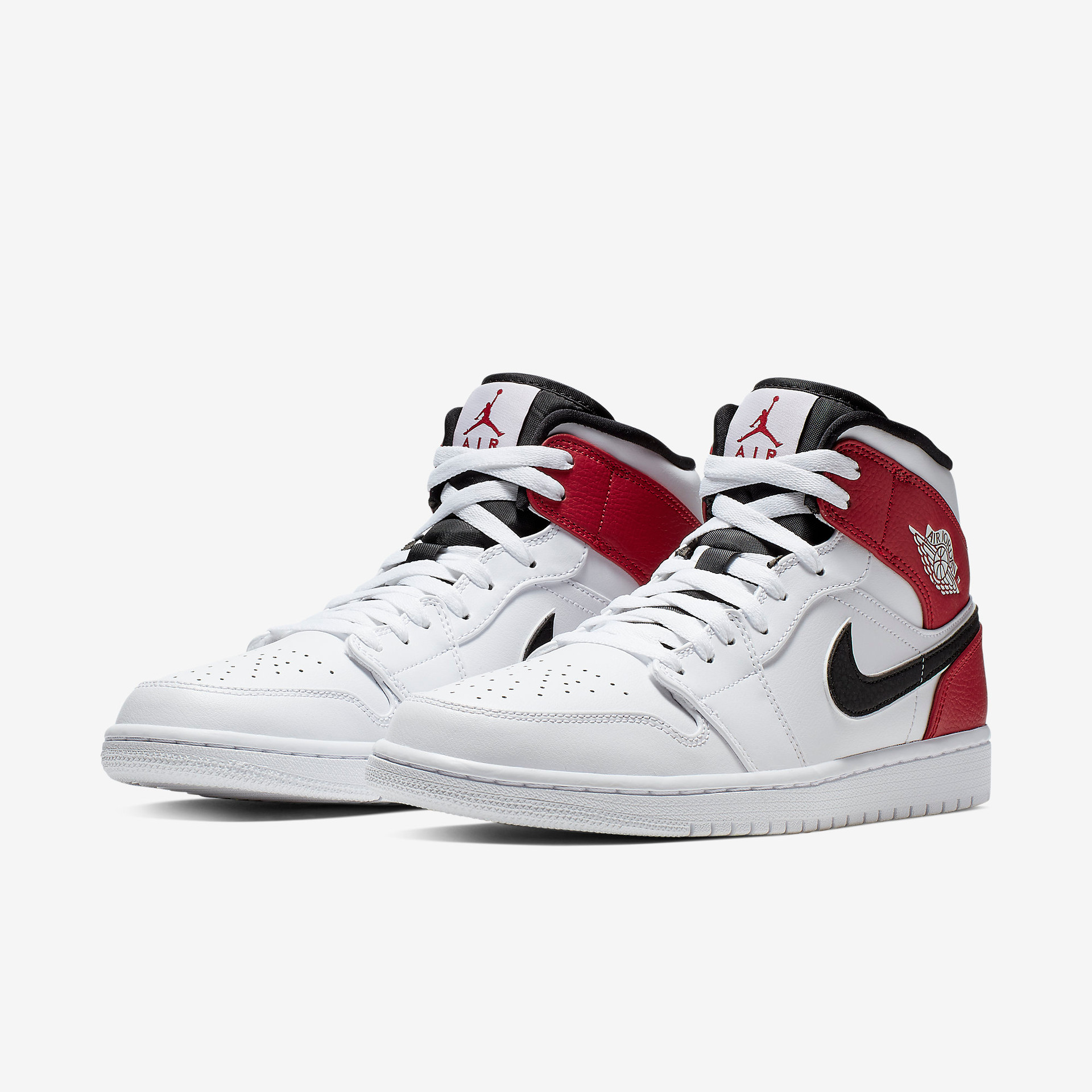 Air Jordan 1 Mid White Chicago