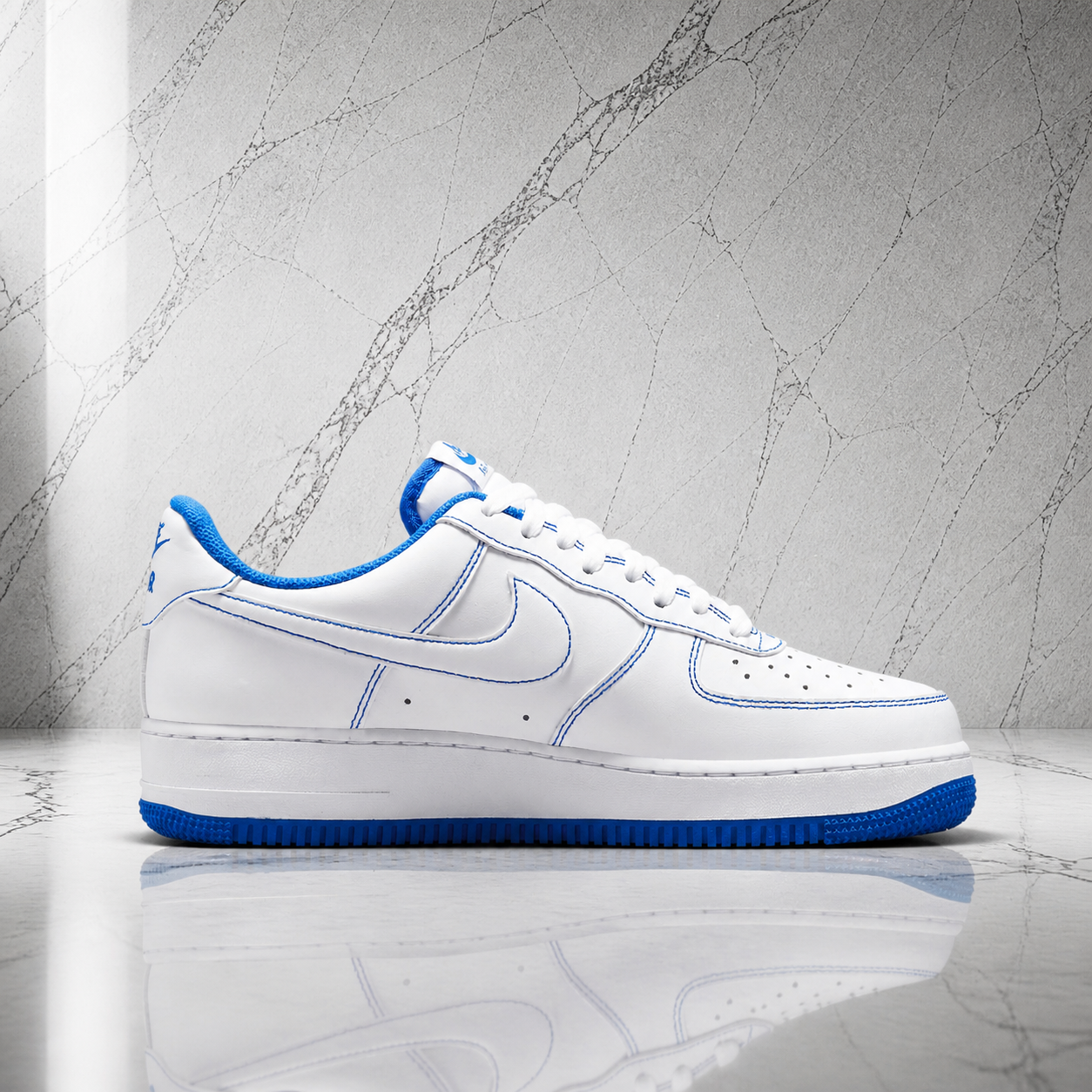Air force 1 Contrast stitch White Game royal