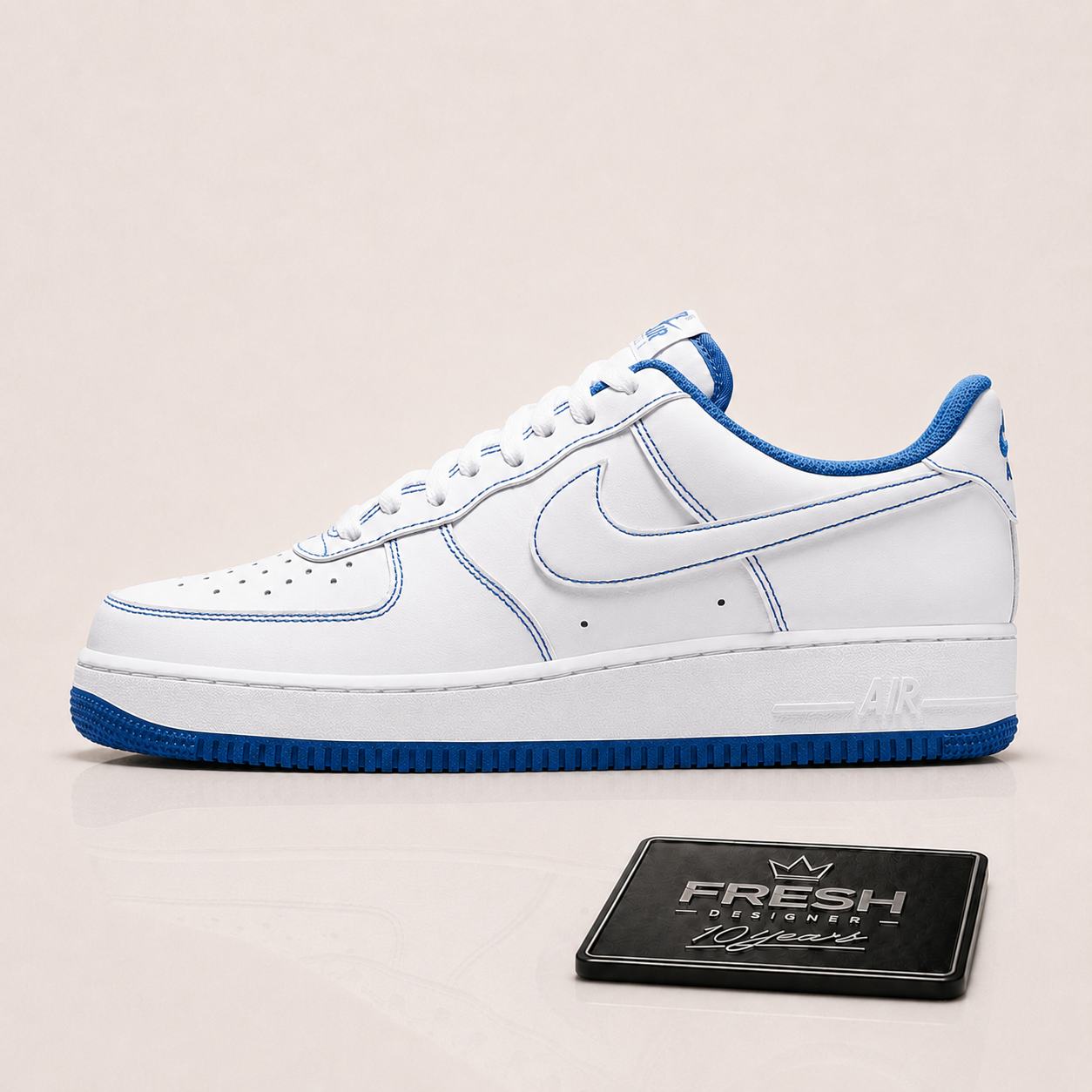 Air force 1 Contrast stitch White Game royal