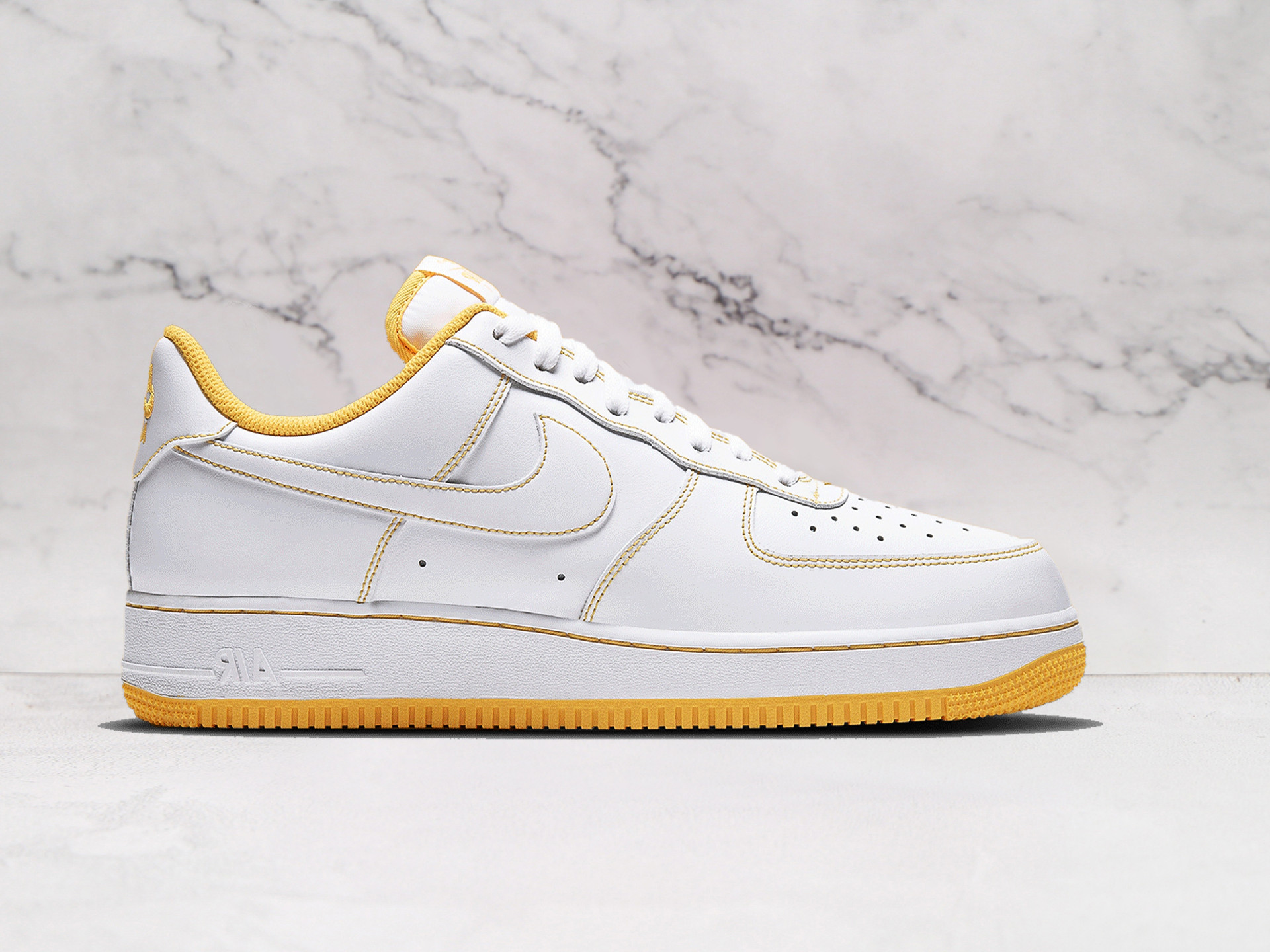Nike Air Force 1 Low 'Contrast Stitch – White Laser Orange'