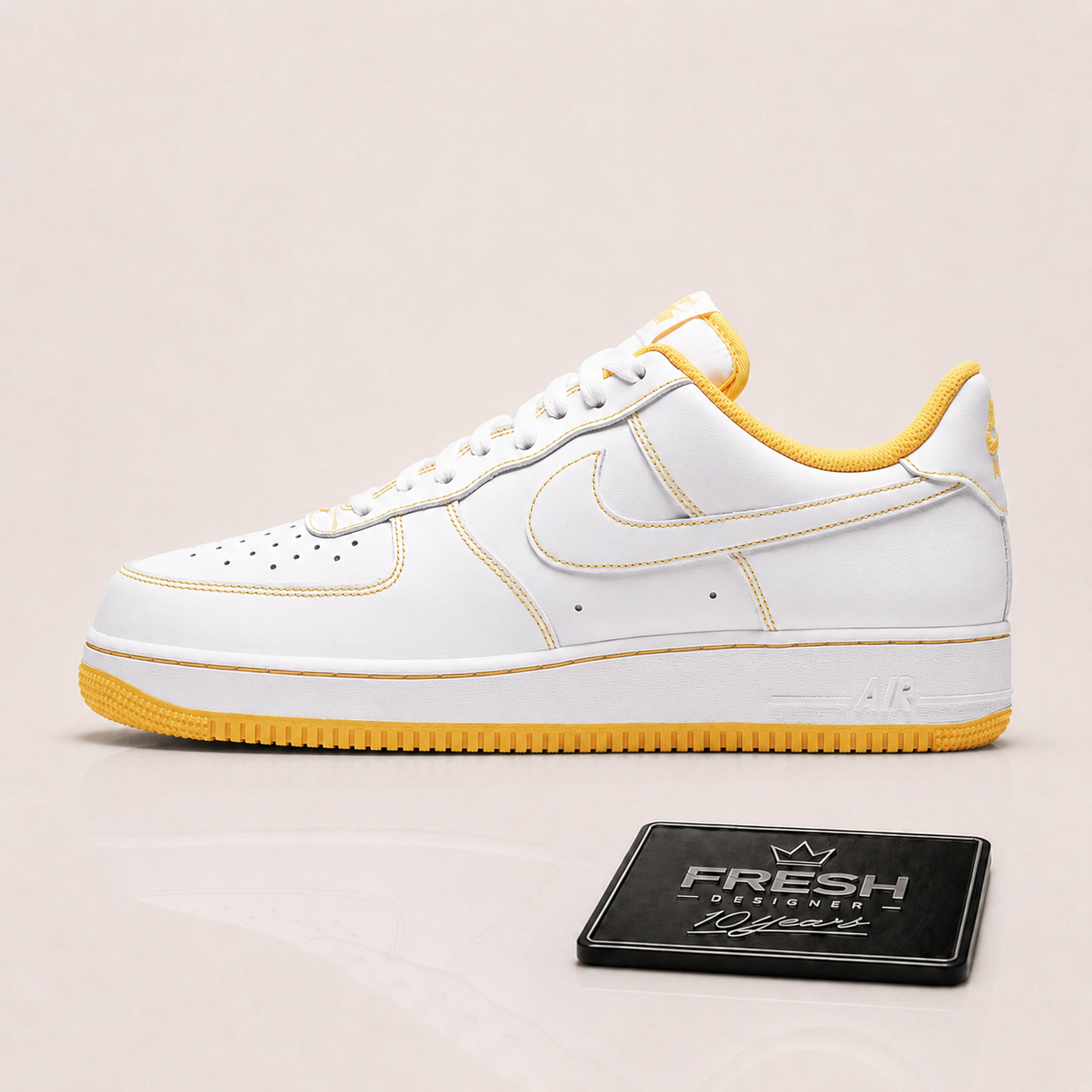 Air force Contrast stitch White laser orange