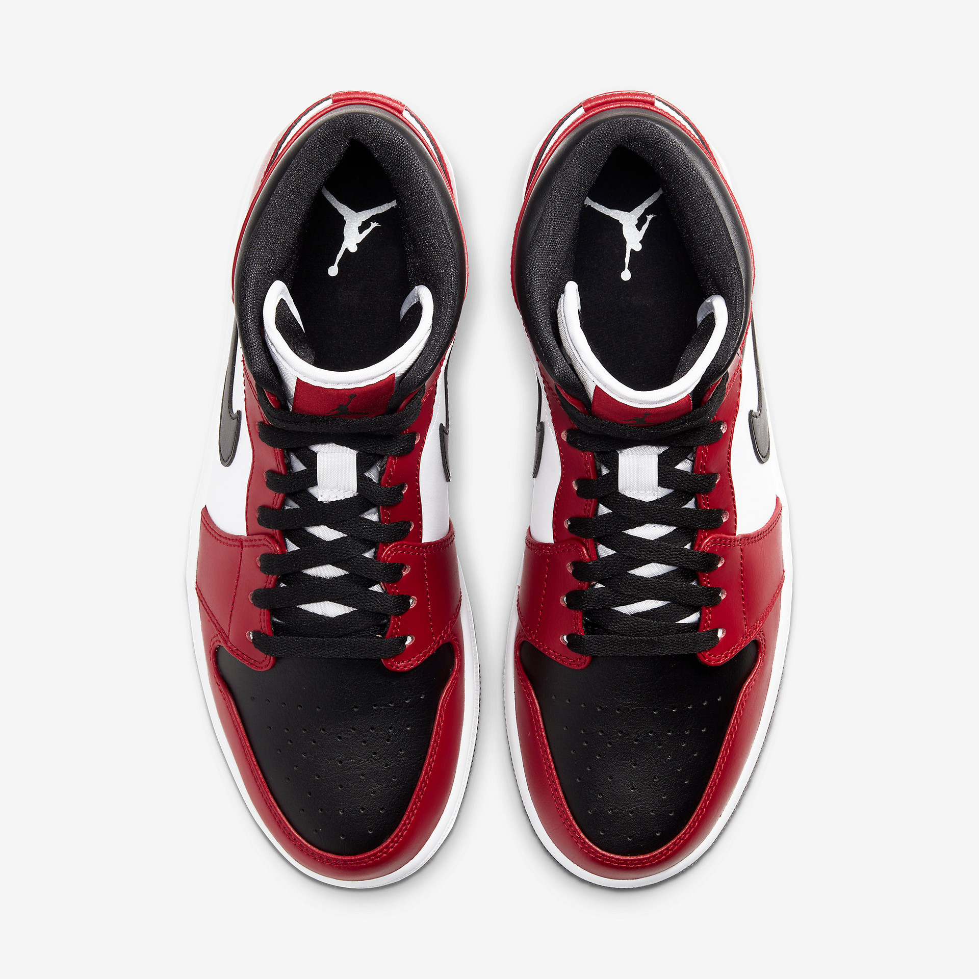 Air jordan 1 Mid Chicago toe