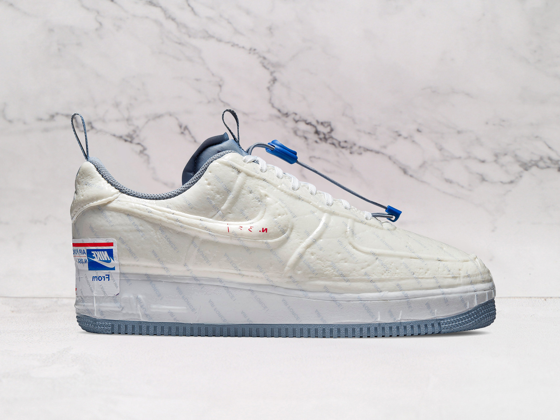 Air Force 1 Experimental USPS Postal Ghost – White Vacuum-Sealed Upper with USPS Details