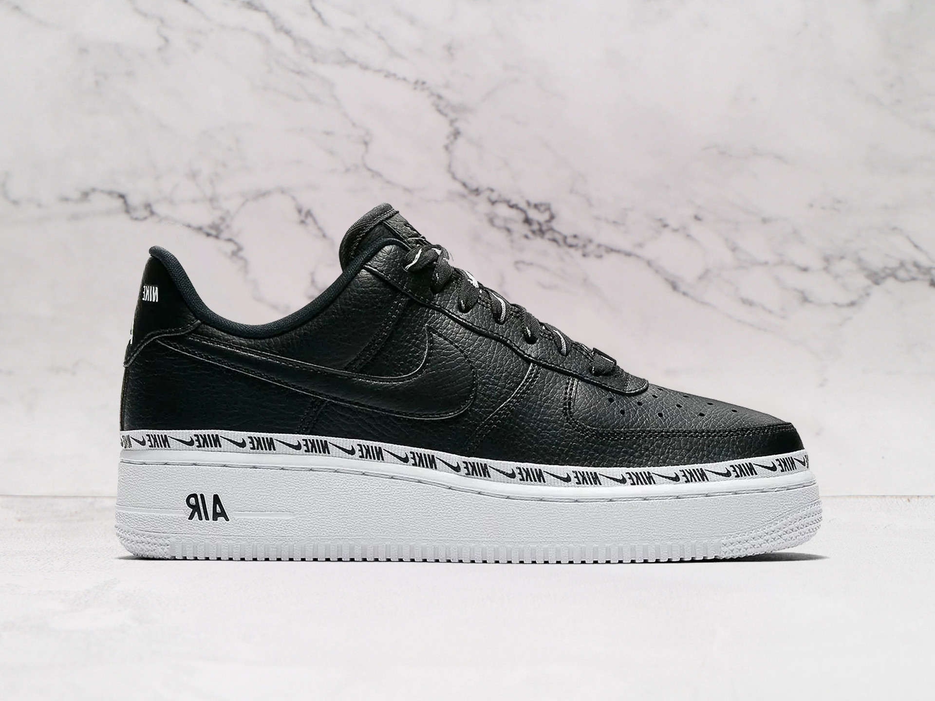 Nike Air Force 1 Ribbon Pack – White Midsole and Black Rubber Outsole