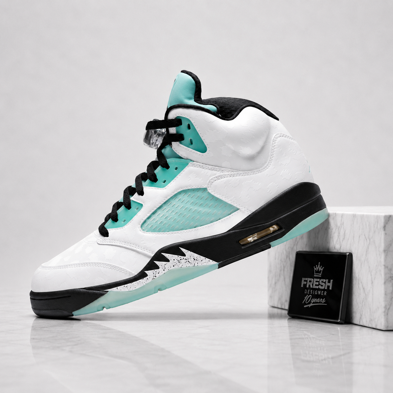 Air Jordan 5 Retro Island green