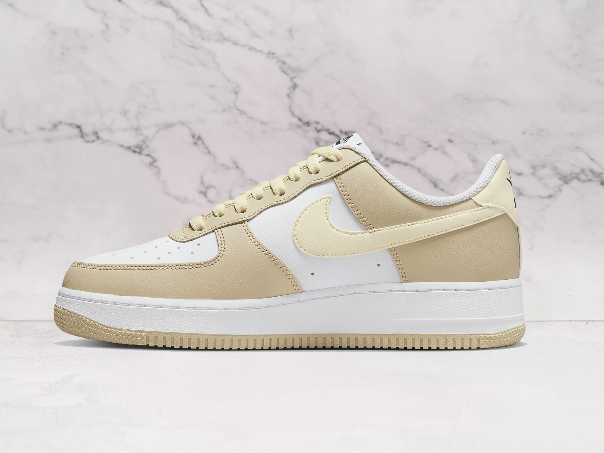 Air Force 1 Coconut Milk Rattan – Premium Leather with Rattan Texture