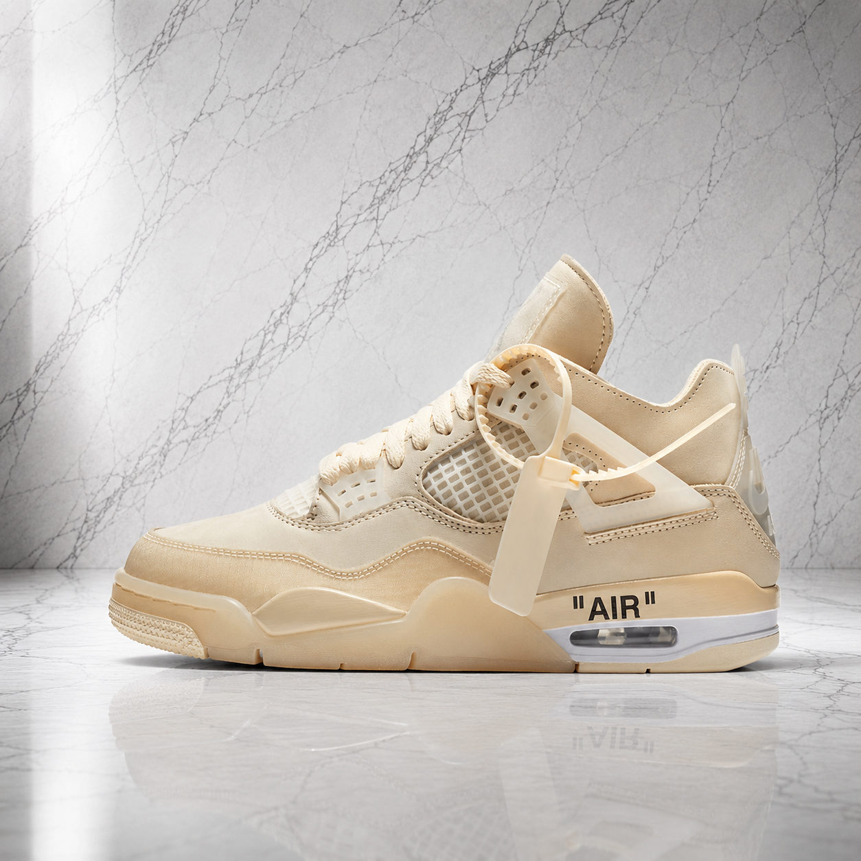 Off-White x Air Jordan 4 Sail