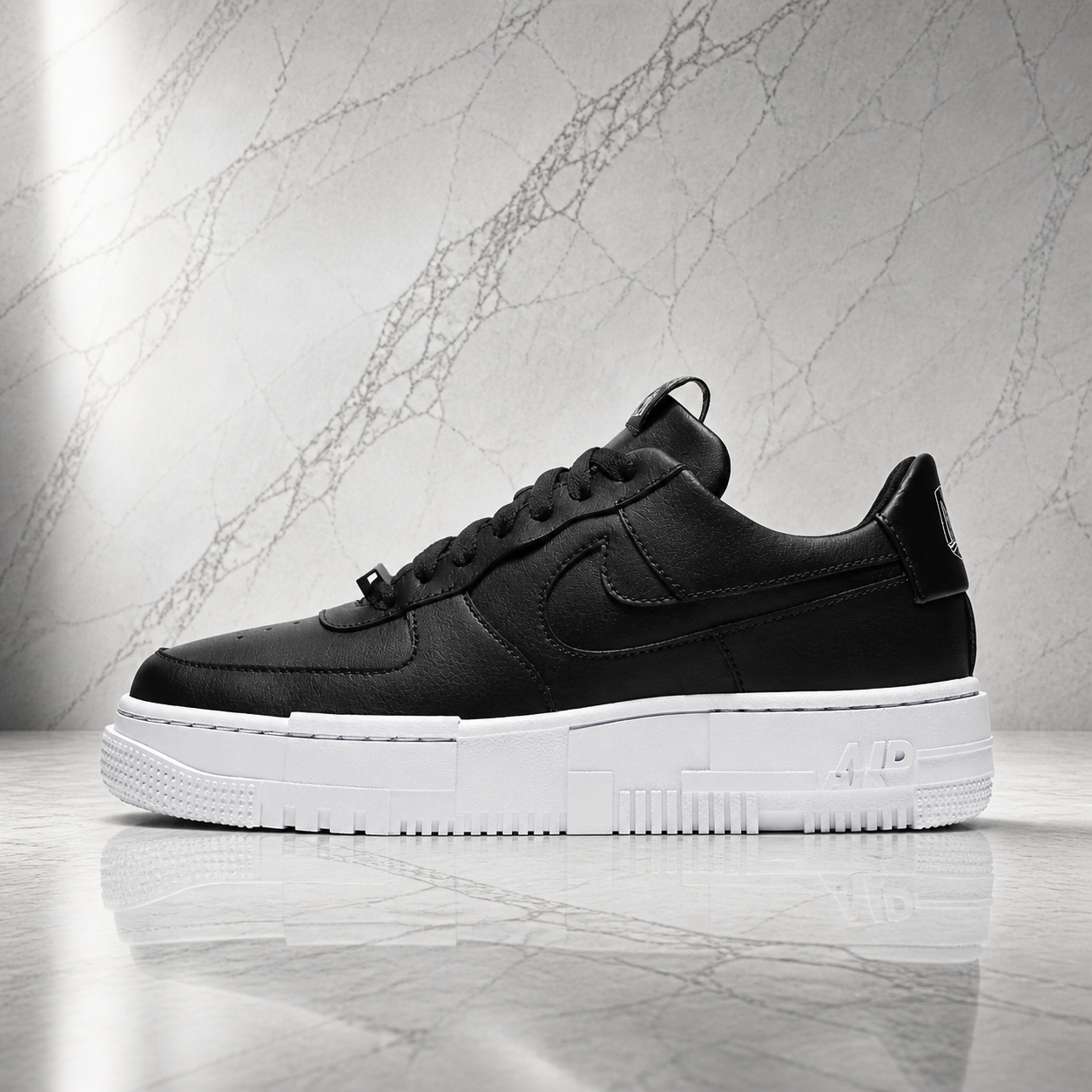 Air Force 1 Pixel Black White