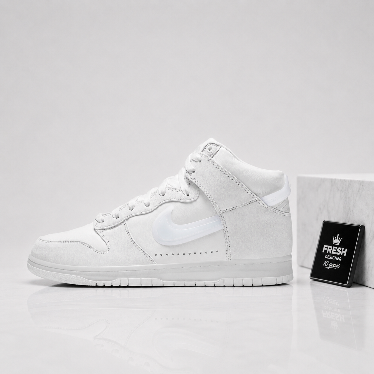 Nike Dunk High Slam Jam White Pure Platinum
