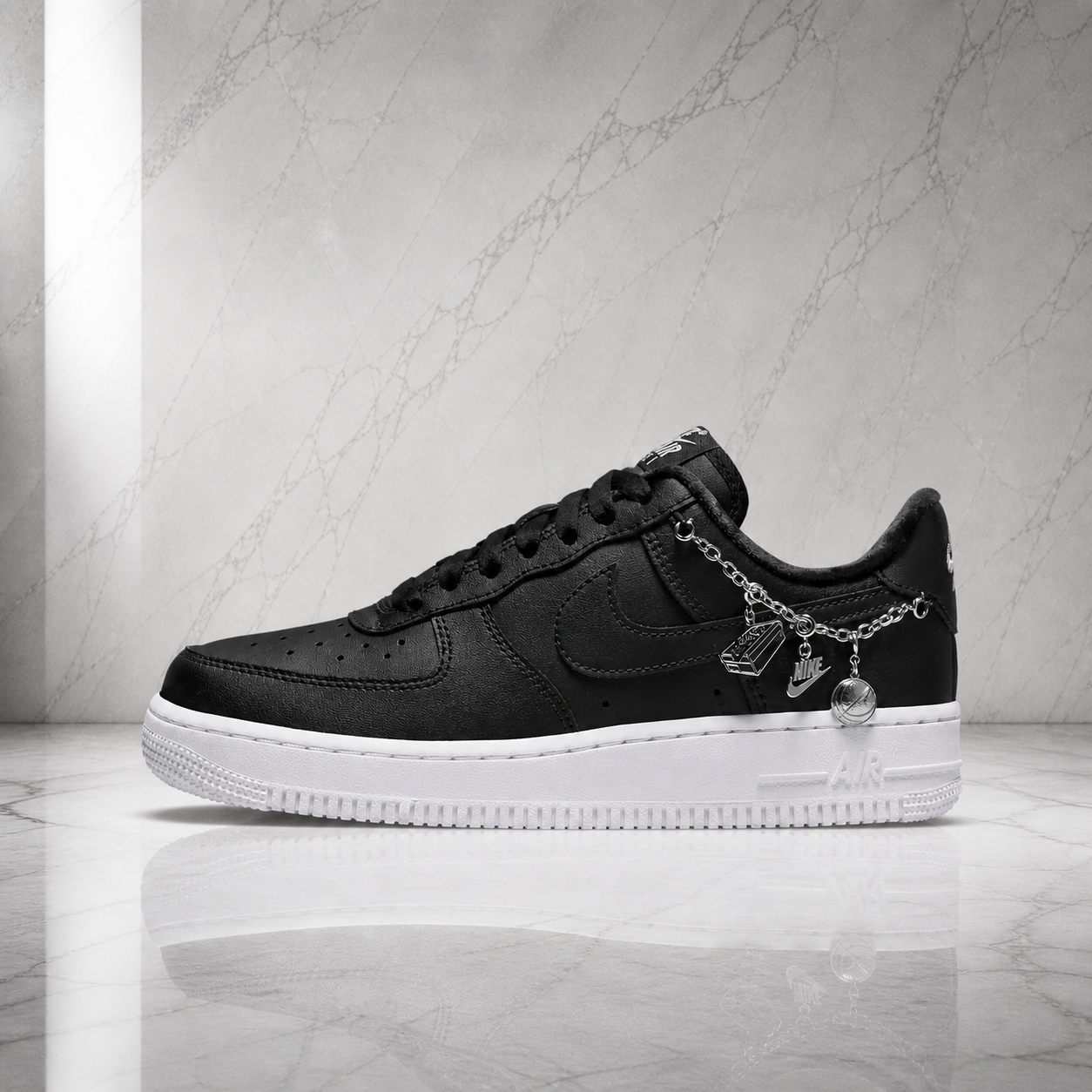 Air Force 1 Low LX Black Pendant "Lucky Charms"