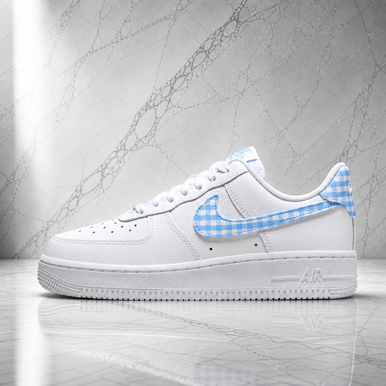 Air Force 1 '07 Essential 'University Blue Gingham'