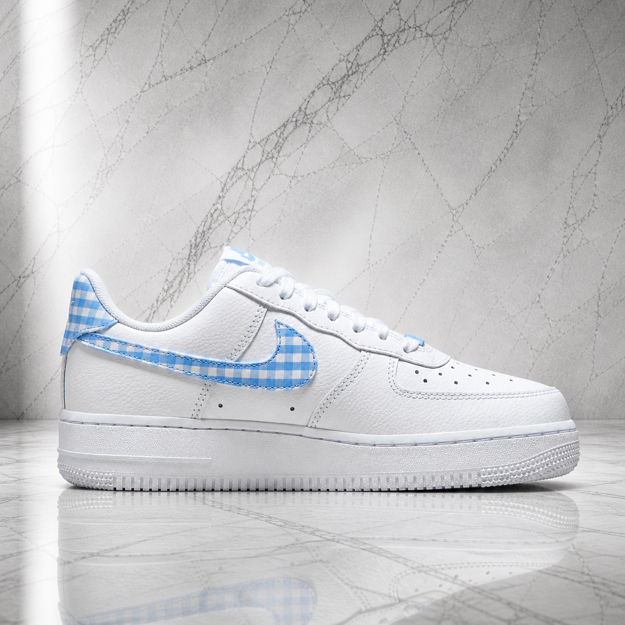 Air Force 1 '07 Essential 'University Blue Gingham'