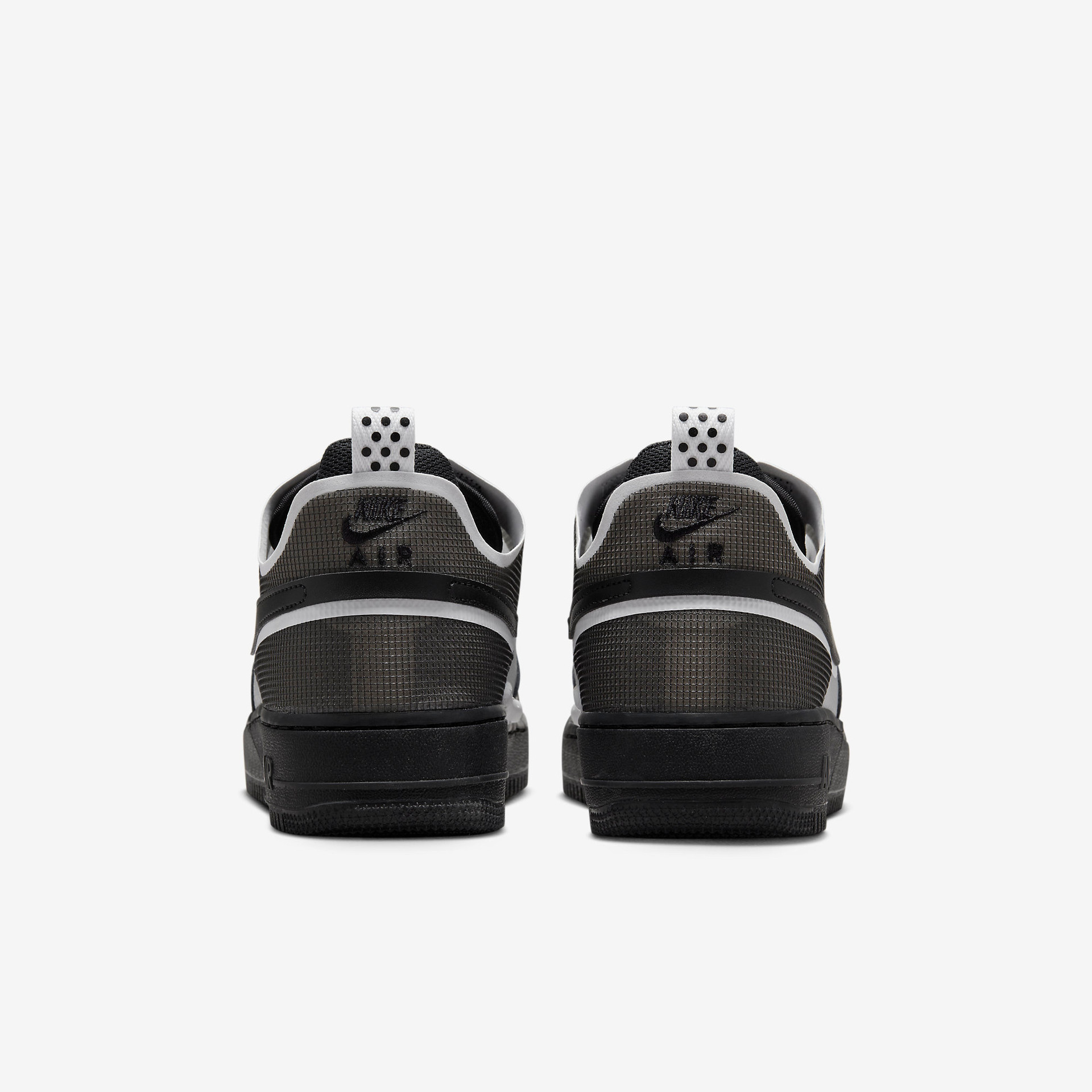 Air Force 1 Low React Black White