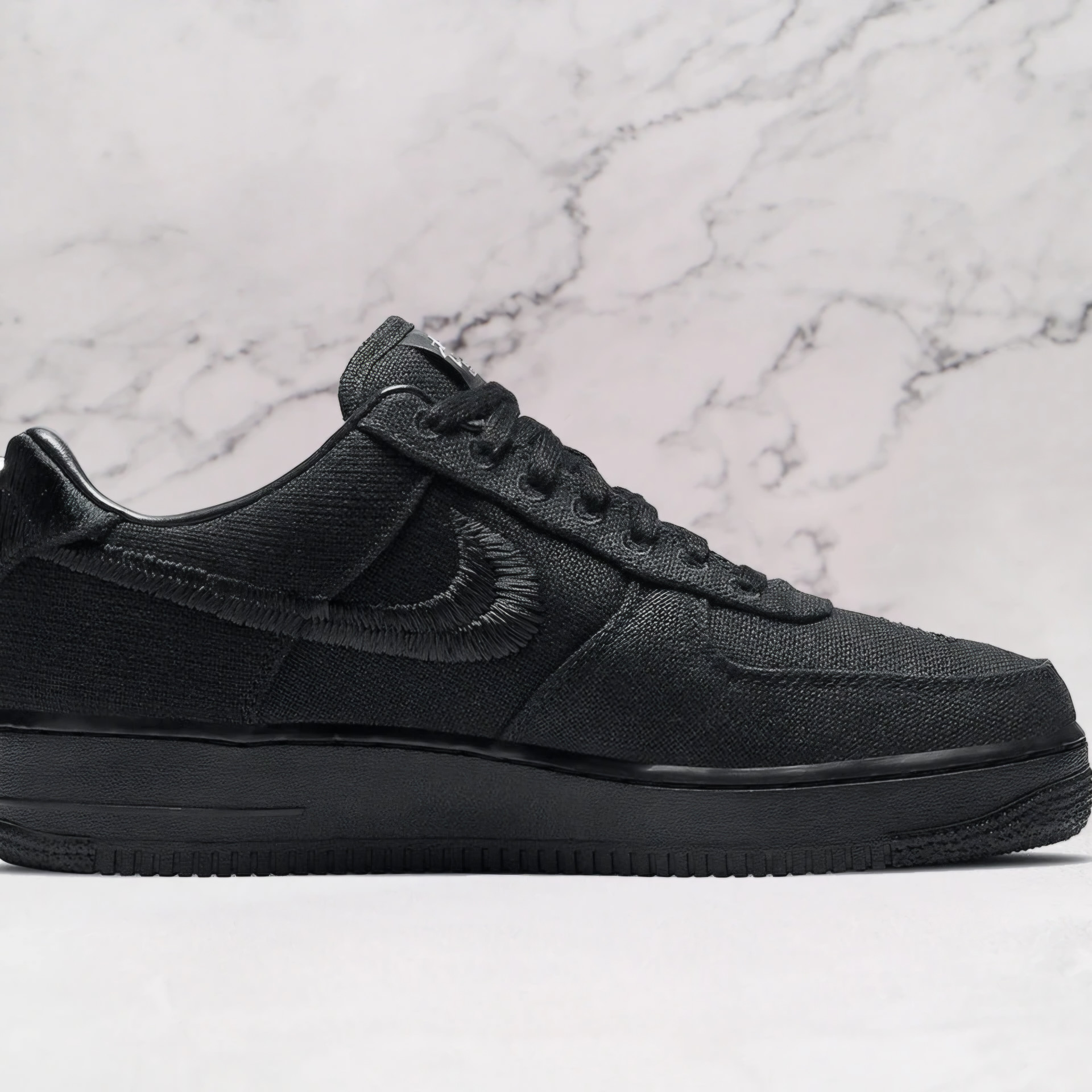 Air Force 1 Low Stussy Black