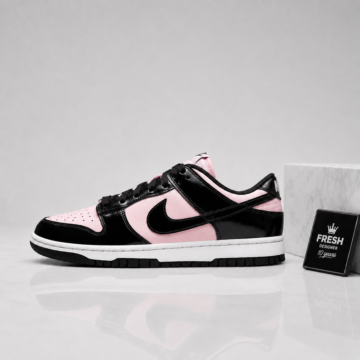 Dunk Low Pink Foam Black
