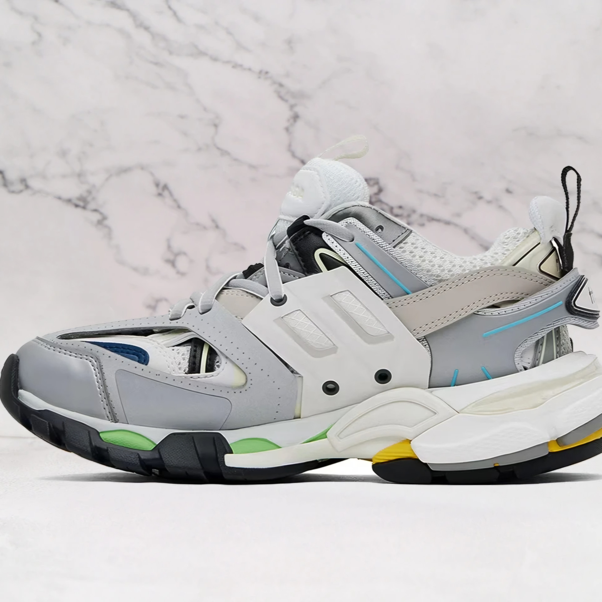 Balenciaga Track Sneaker Grey Blue Green