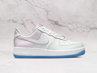 Nike Air Force 1 UV Reactive – White Leather with Color-Changing Swoosh