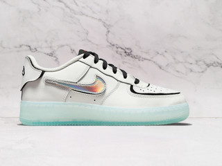 Air Force 1/1 Mix Music – Summit White Leather with Multi-Color Accents