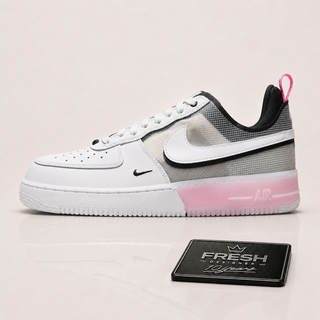 Nike Air Force 1 React White Black Pink