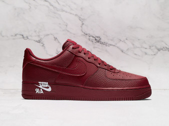 Nike Air Force 1 Low '07 LV8 Burgundy – Premium Leather and Suede Sneaker